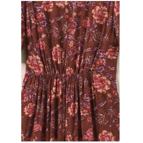 NWT Matilda Jane Good Hart GH Mariposa Floral Flowy Midi Dress- Size Large - Picture 4 of 16